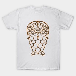 Owl in a Celtic Style T-Shirt